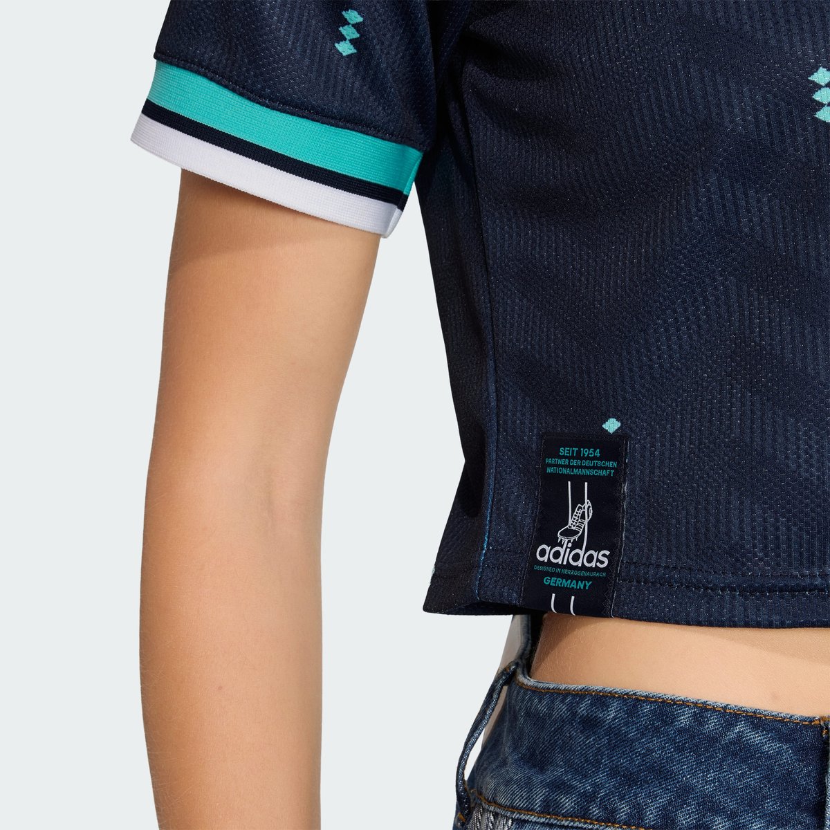 Maillot Cropped Extérieur Allemagne 26 Maillot Cropped Extérieur Allemagne 26 collegiate navy, adidas Performance