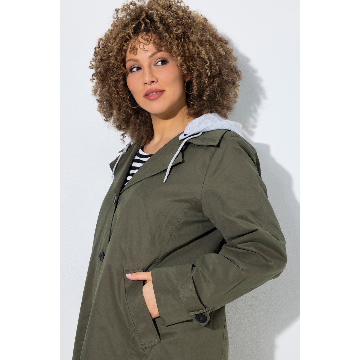Trench-coat vert loden, ULLA POPKEN