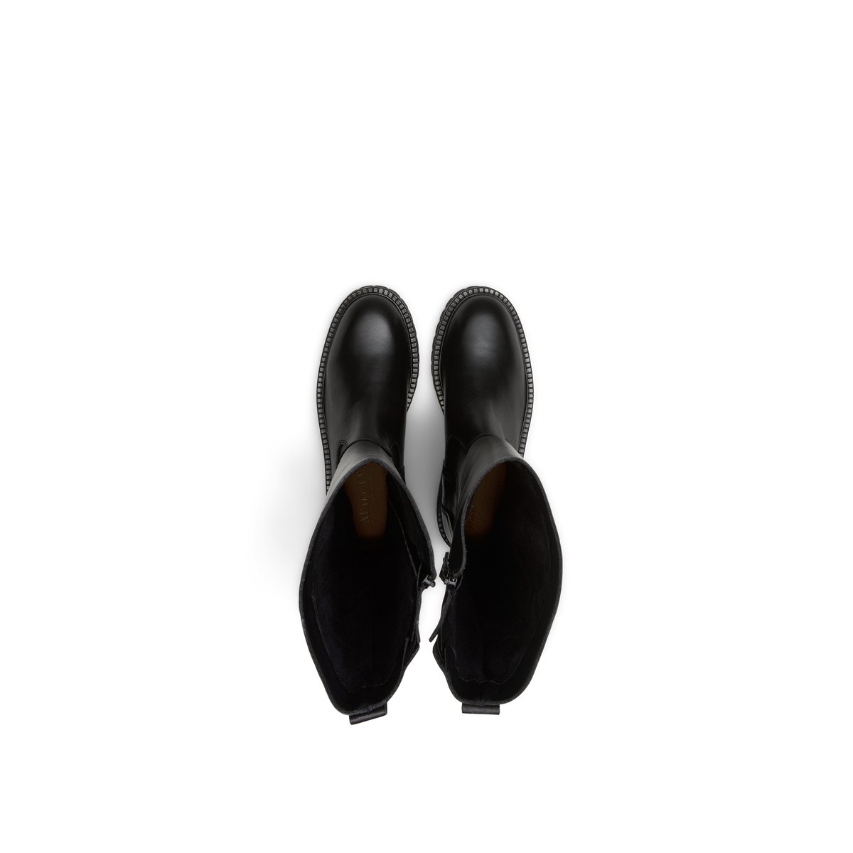 Bottes longues modèle Phia avec un profil fort noir, MARC O'POLO