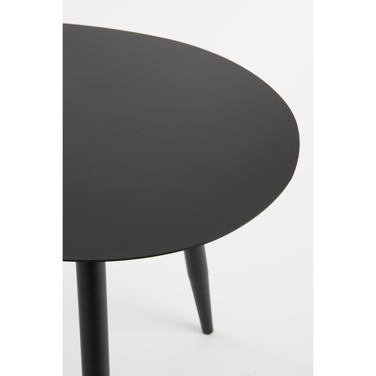 Lot de 2 tables d'appoint noir, MICA DECORATIONS