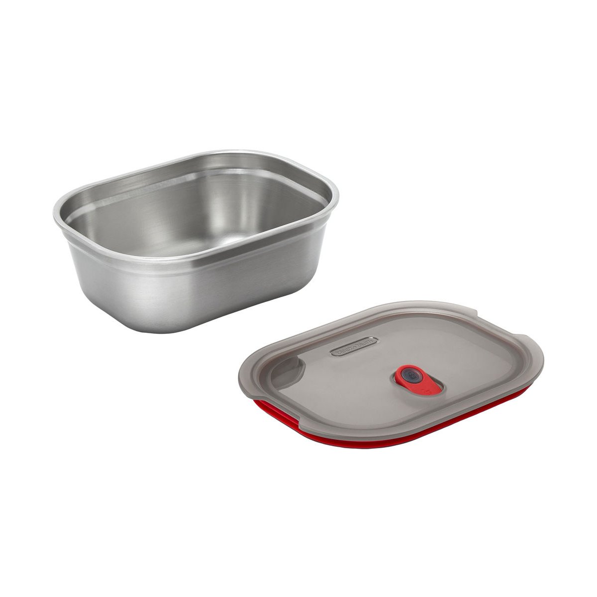 Boite repas 3 en 1 taille s en acier inoxydable micro ondable couleur unique, BLACK + BLUM