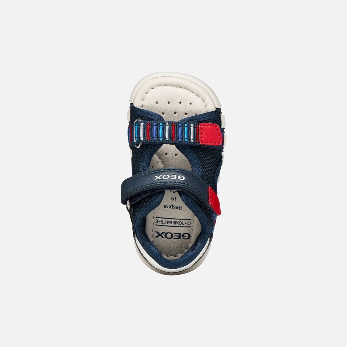 Sandales B SANDAL IUPIDOO bleu marine/rouge, GEOX