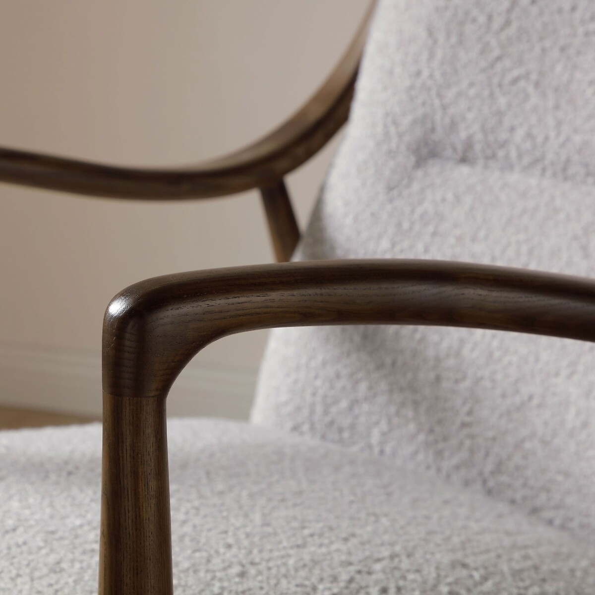 Tristen Boucle Armchair grey, ÉDITÉ