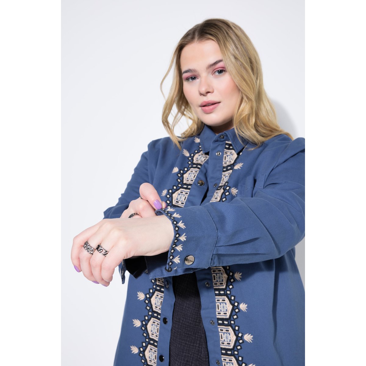 Chemise oversize jeans bleu, STUDIO UNTOLD