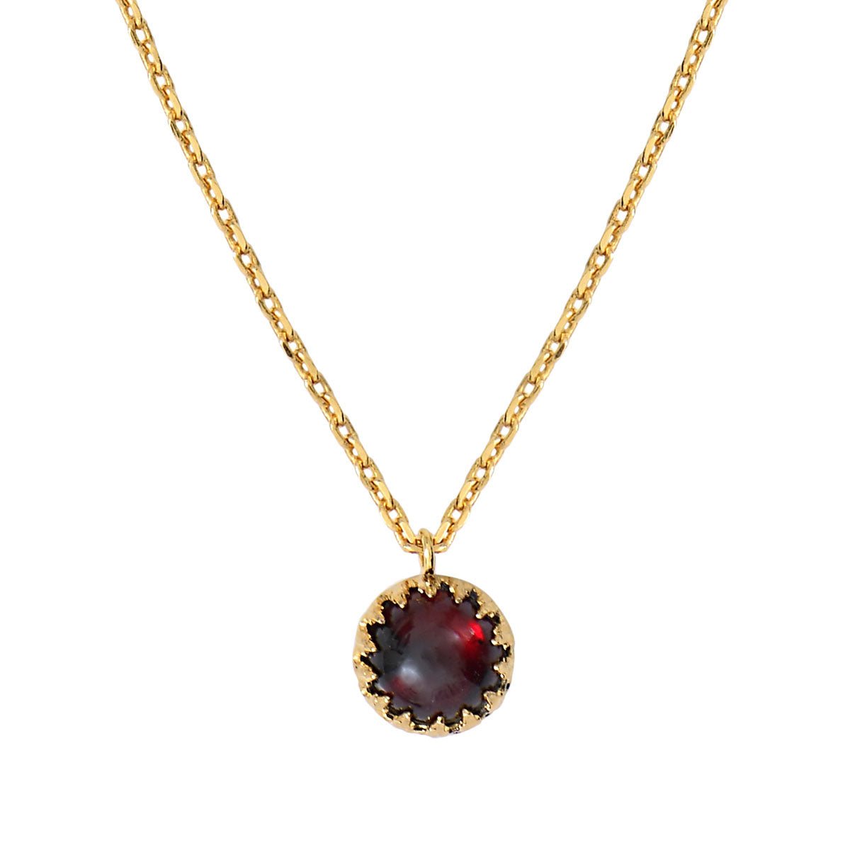 Collier cordelia grenat rouge, CAROLINE NAJMAN