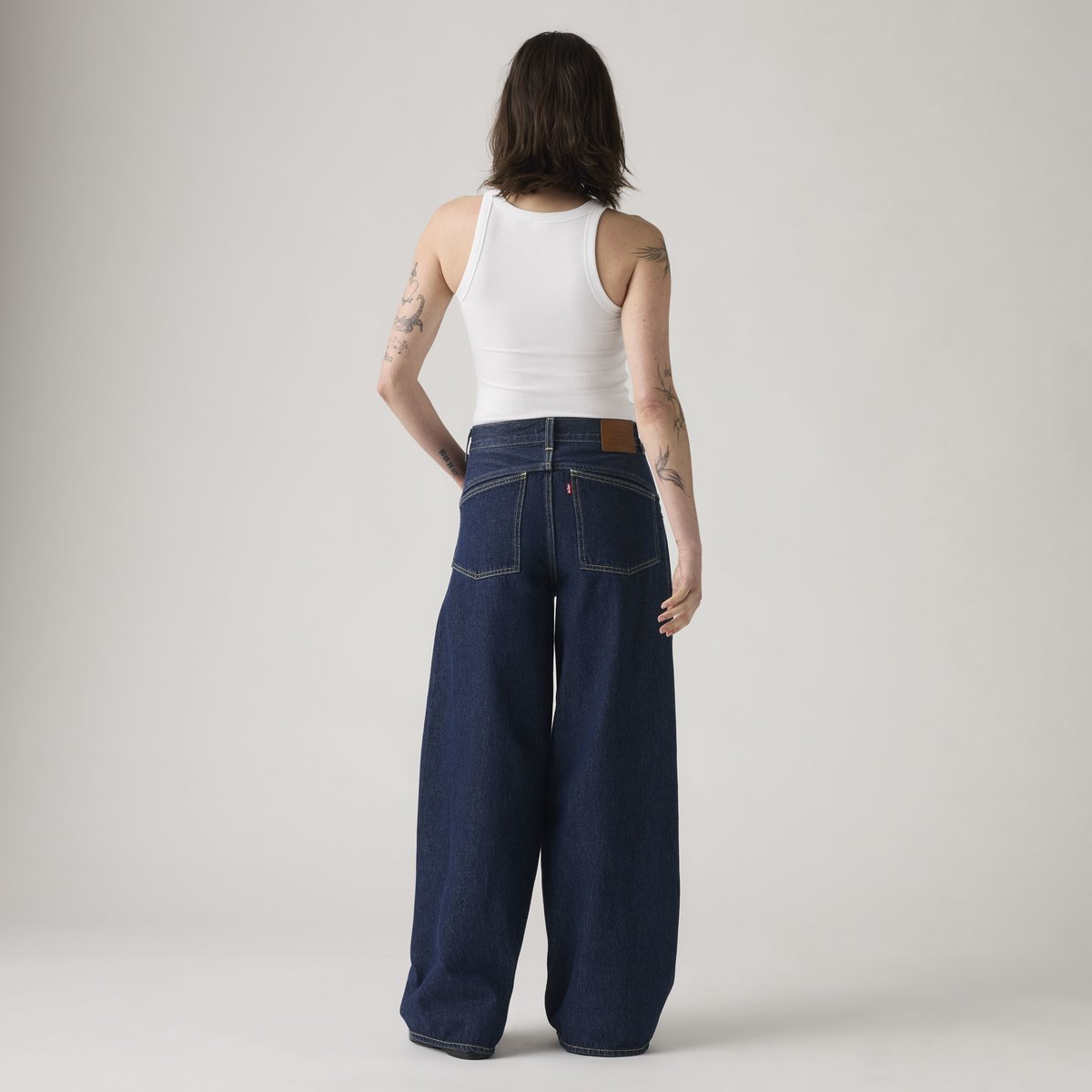Jean Super Baggy Barrel bleu - shaded view, LEVI'S