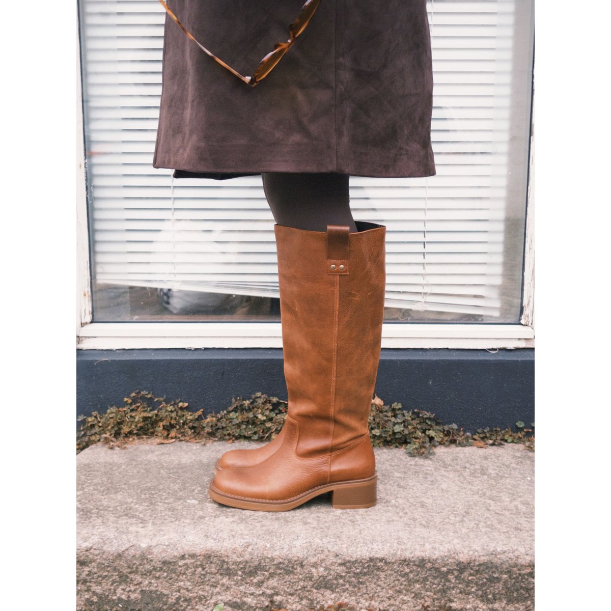 Bottes Longues cognac, BIANCO