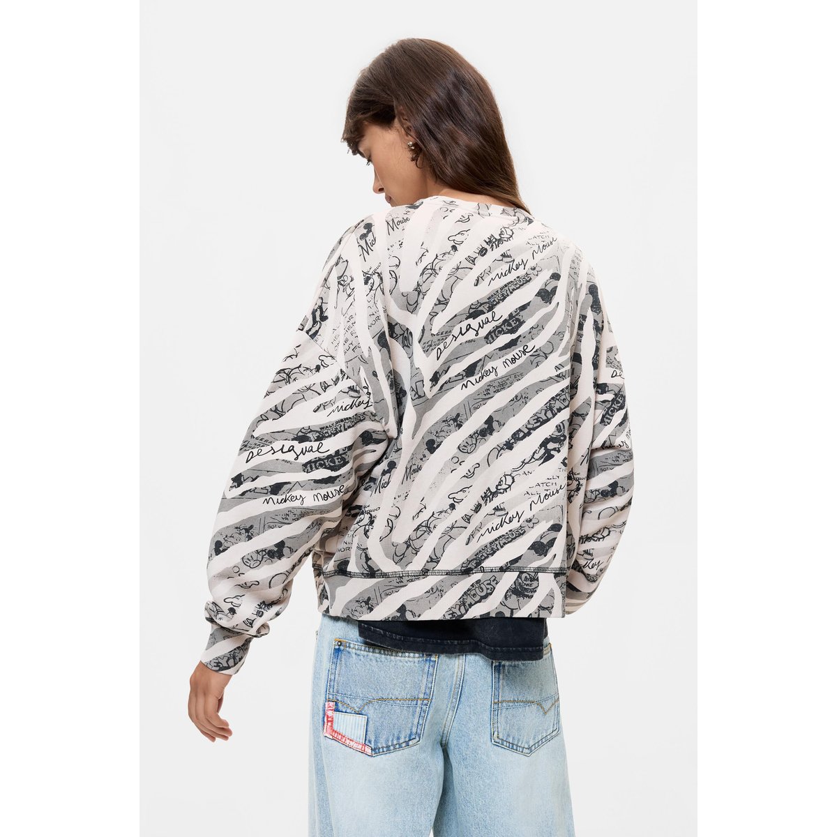 Sweat-shirt imprimé Mickey™ noir, DESIGUAL