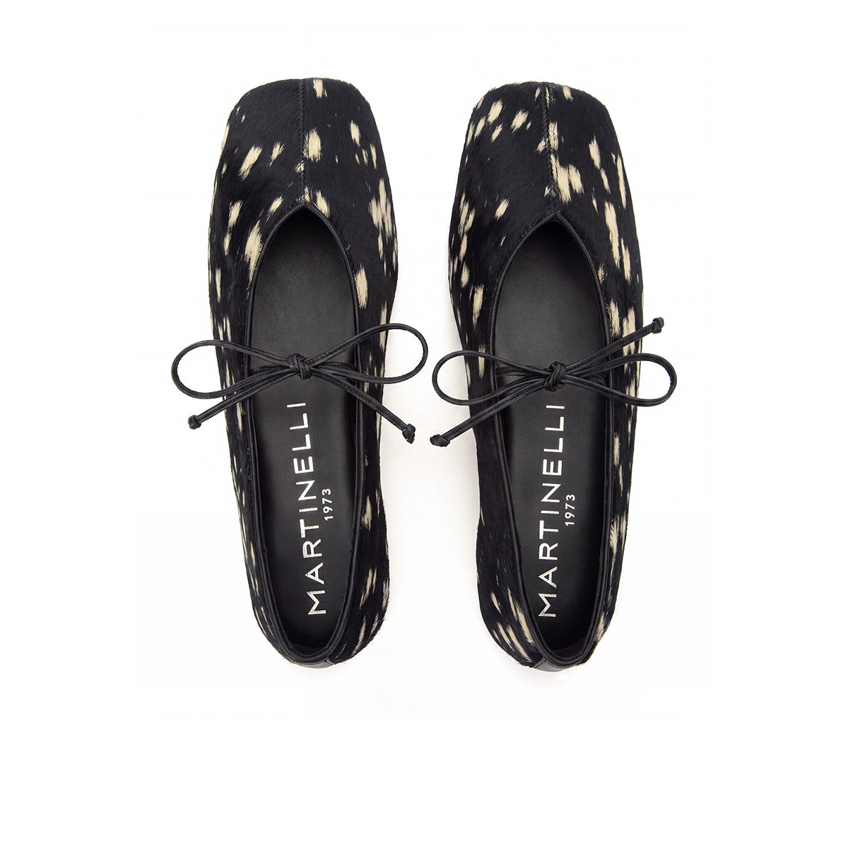 Ballerines cuir Grenelle black, MARTINELLI