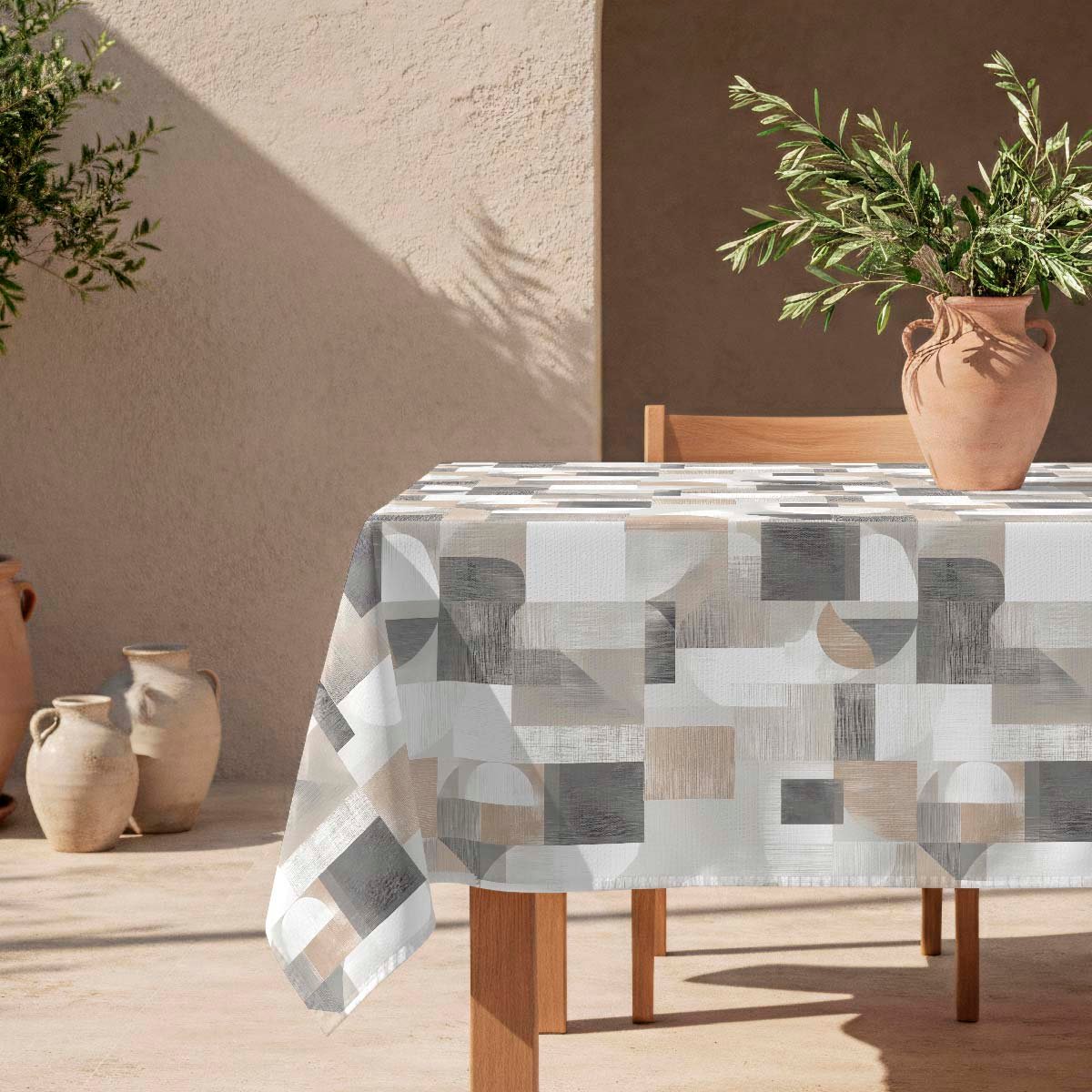 Nappe anti-taches Launch - 100% coton - beige, NAF NAF HOME