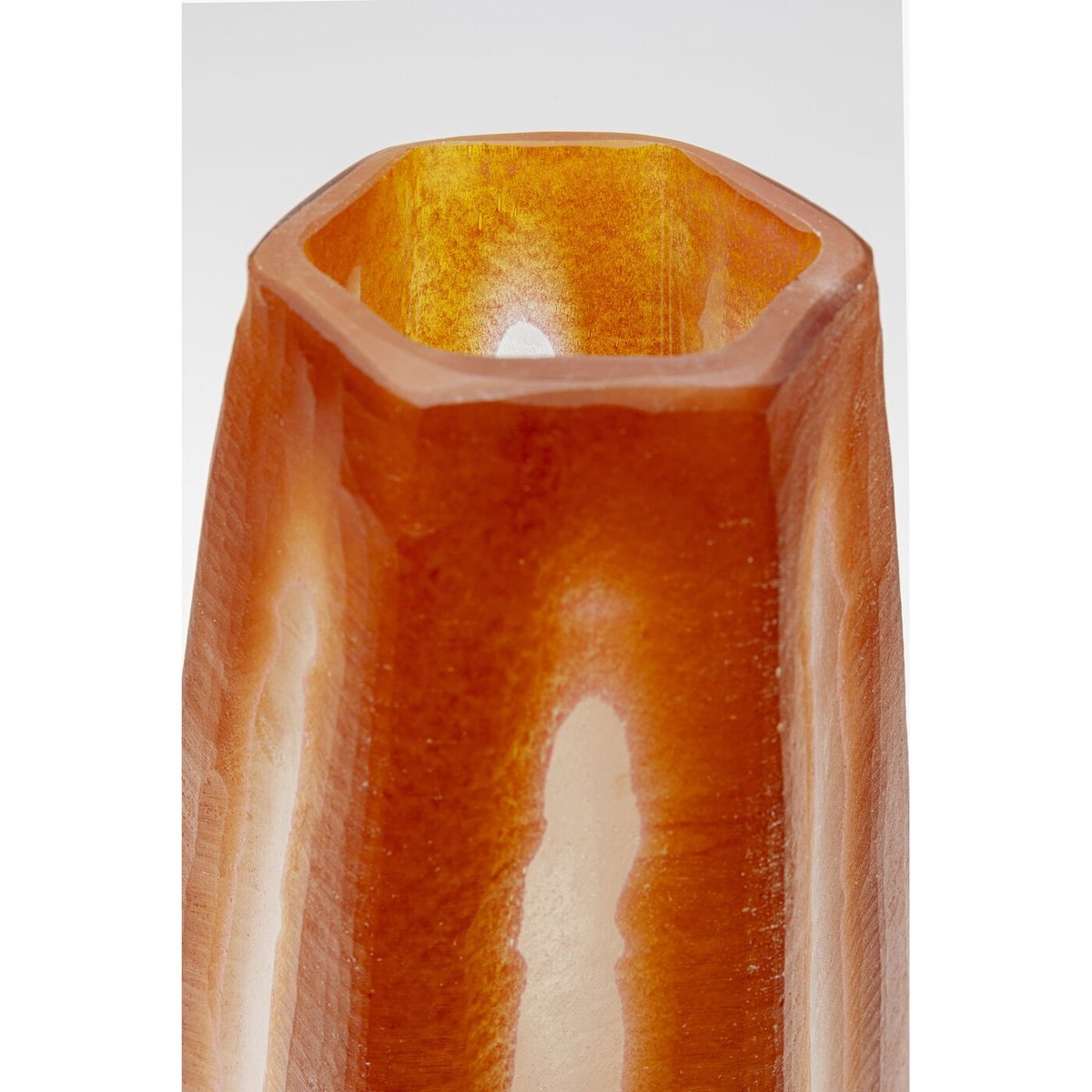 Vase en verre, GALICIA rouge, KARE DESIGN