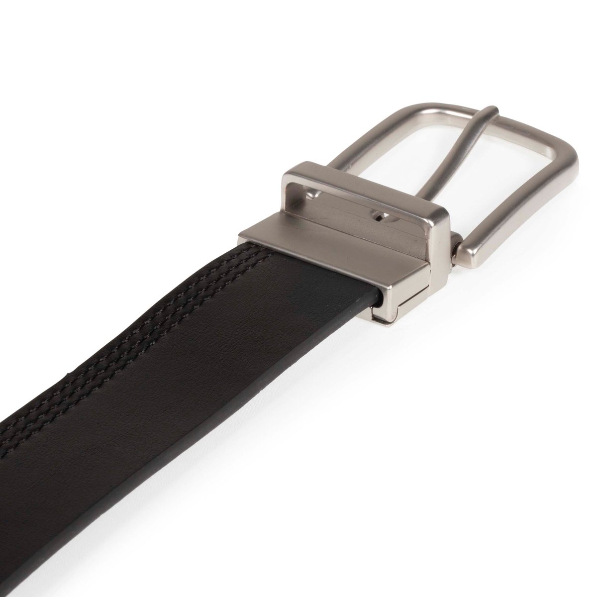 Ceinture réversible noir/marron, ISOTONER