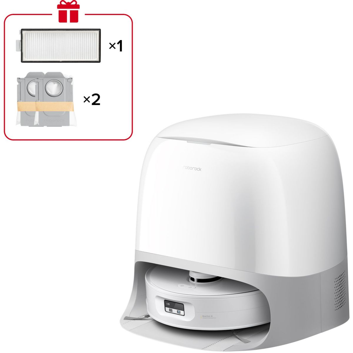 Robot Aspirateur Laveur Qrevo Curv 2 FlowX couleur unique, ROBOROCK