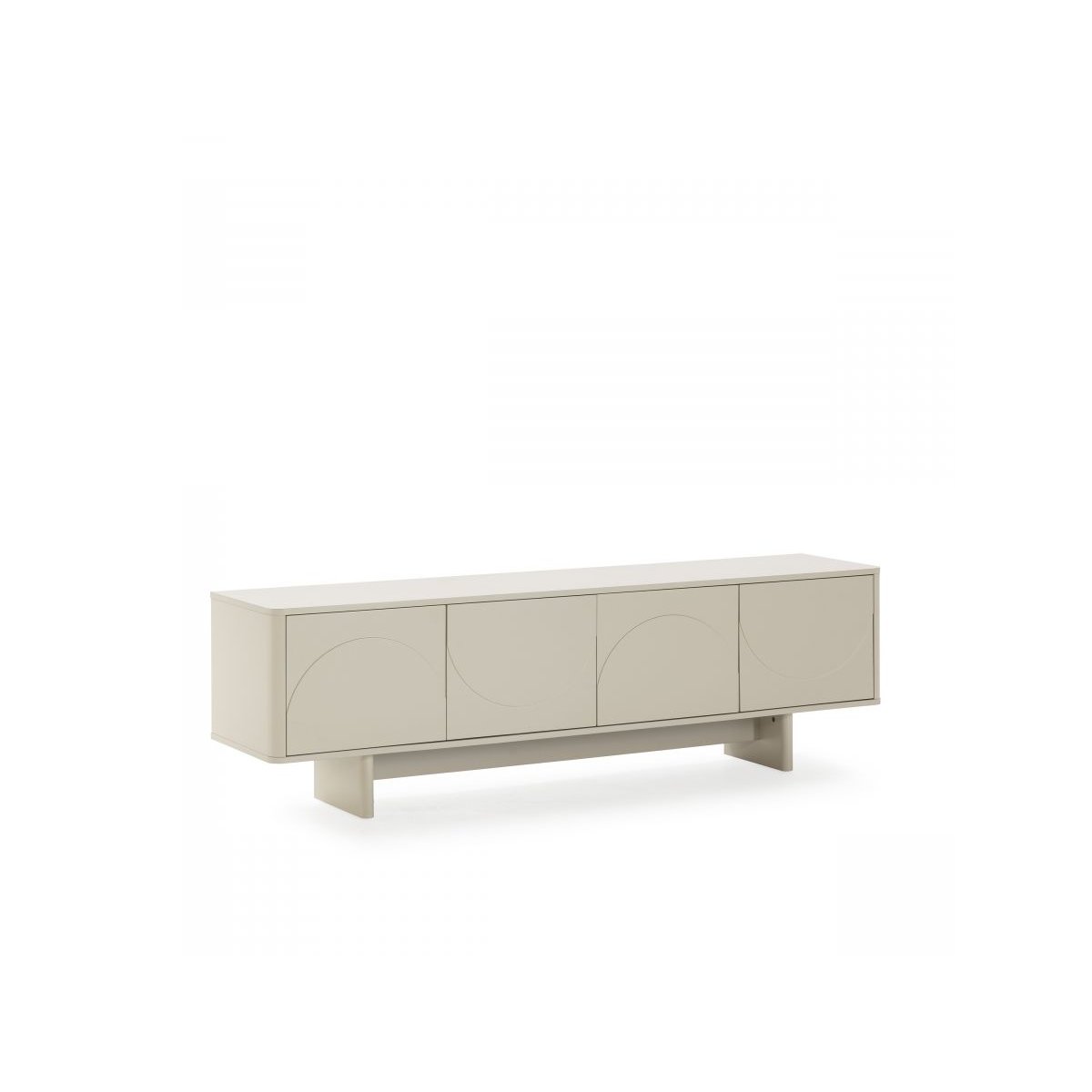 Meuble TV 180 cm MDF, ESTEBAN beige, BOBOCHIC