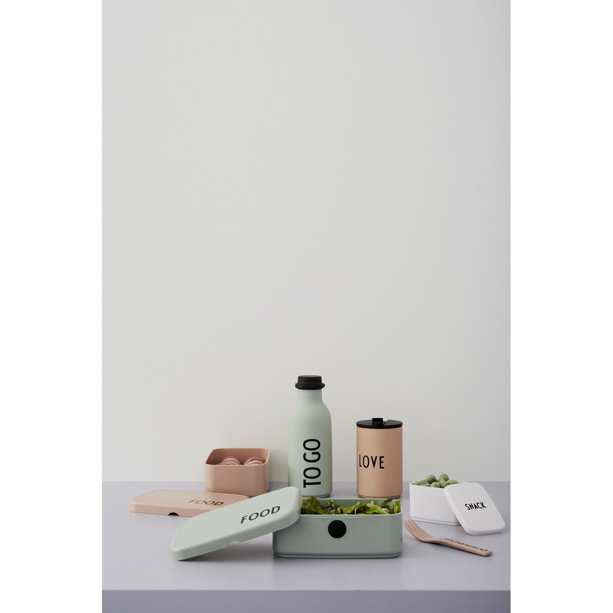 Bouteille To Go 50 cl menthe, DESIGN LETTERS