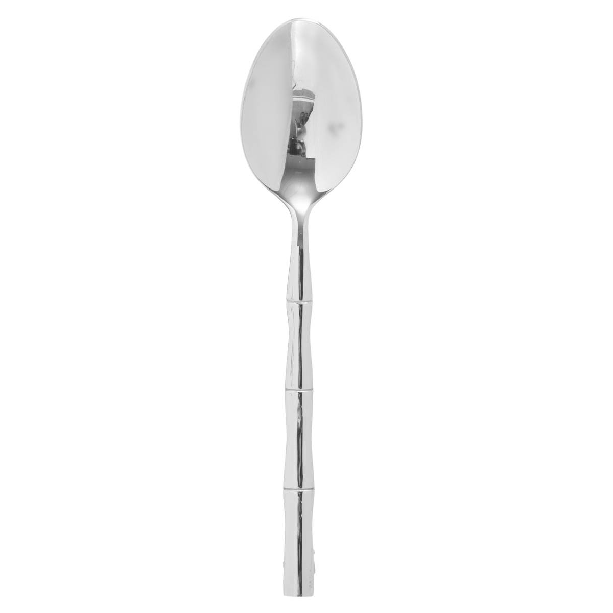 Ménagère 24 pièces en acier inoxydable et bambou BAMBOU argent, SECRET DE GOURMET