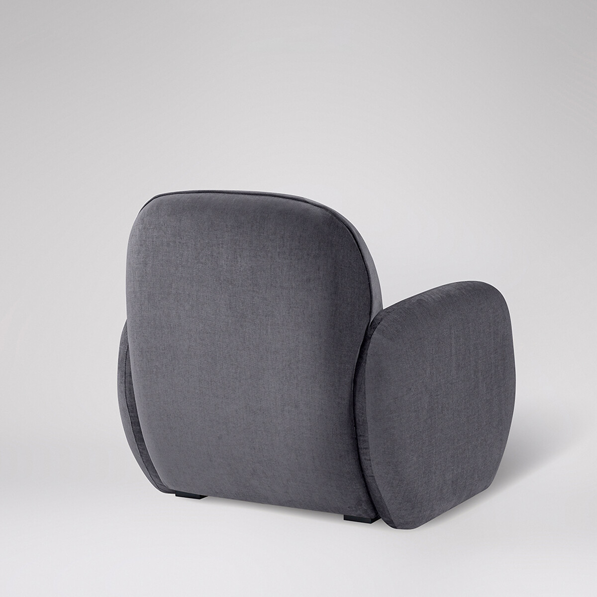 Briar Fabric Armchair dark grey , SWOON