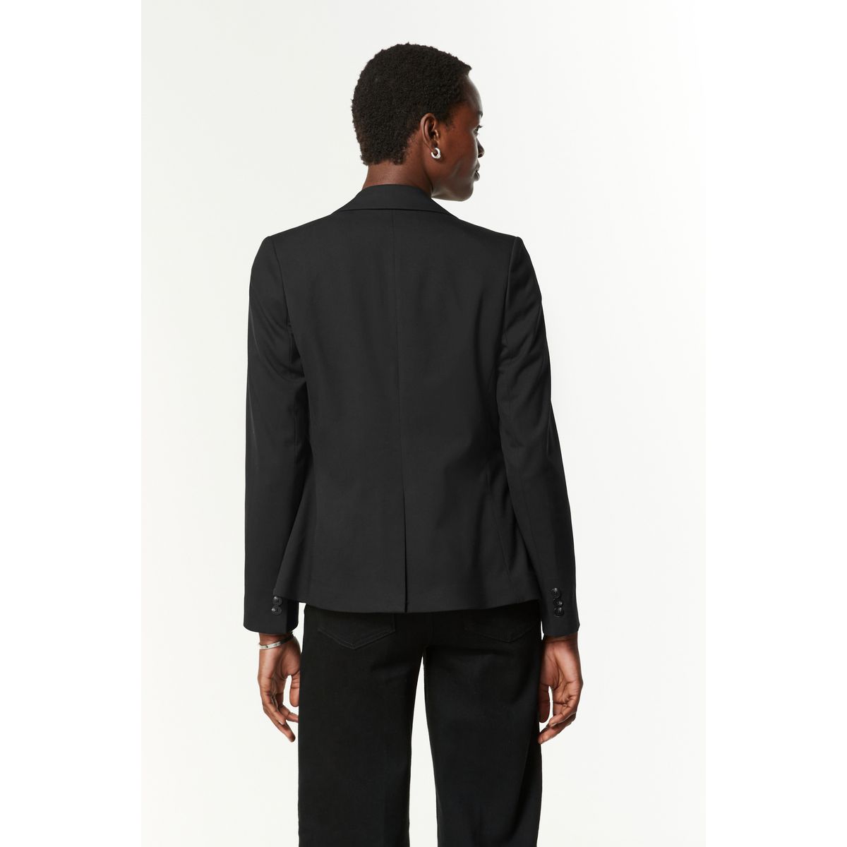 Blazer habillé coupe droite noir, NEXT