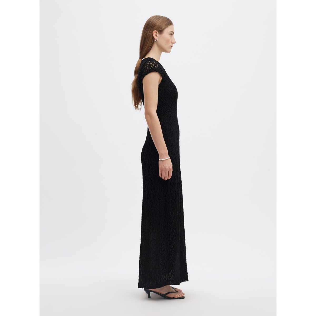 Robe Longue noir - black1, SELECTED