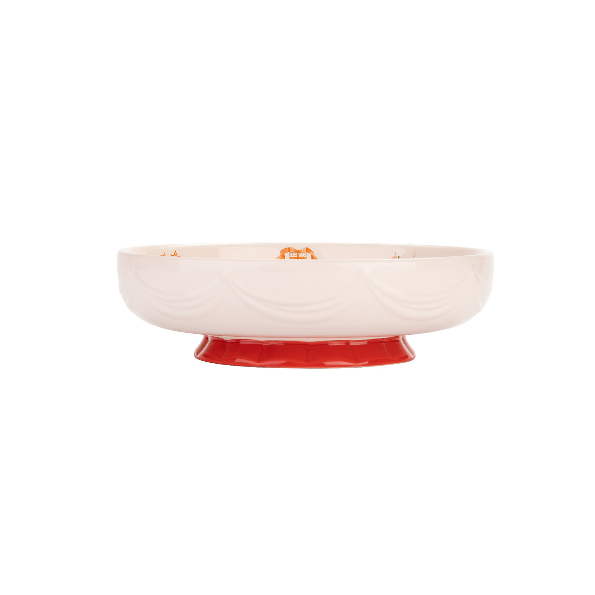 Nutcracked Footed Serving Bowl white, CATH KIDSTON