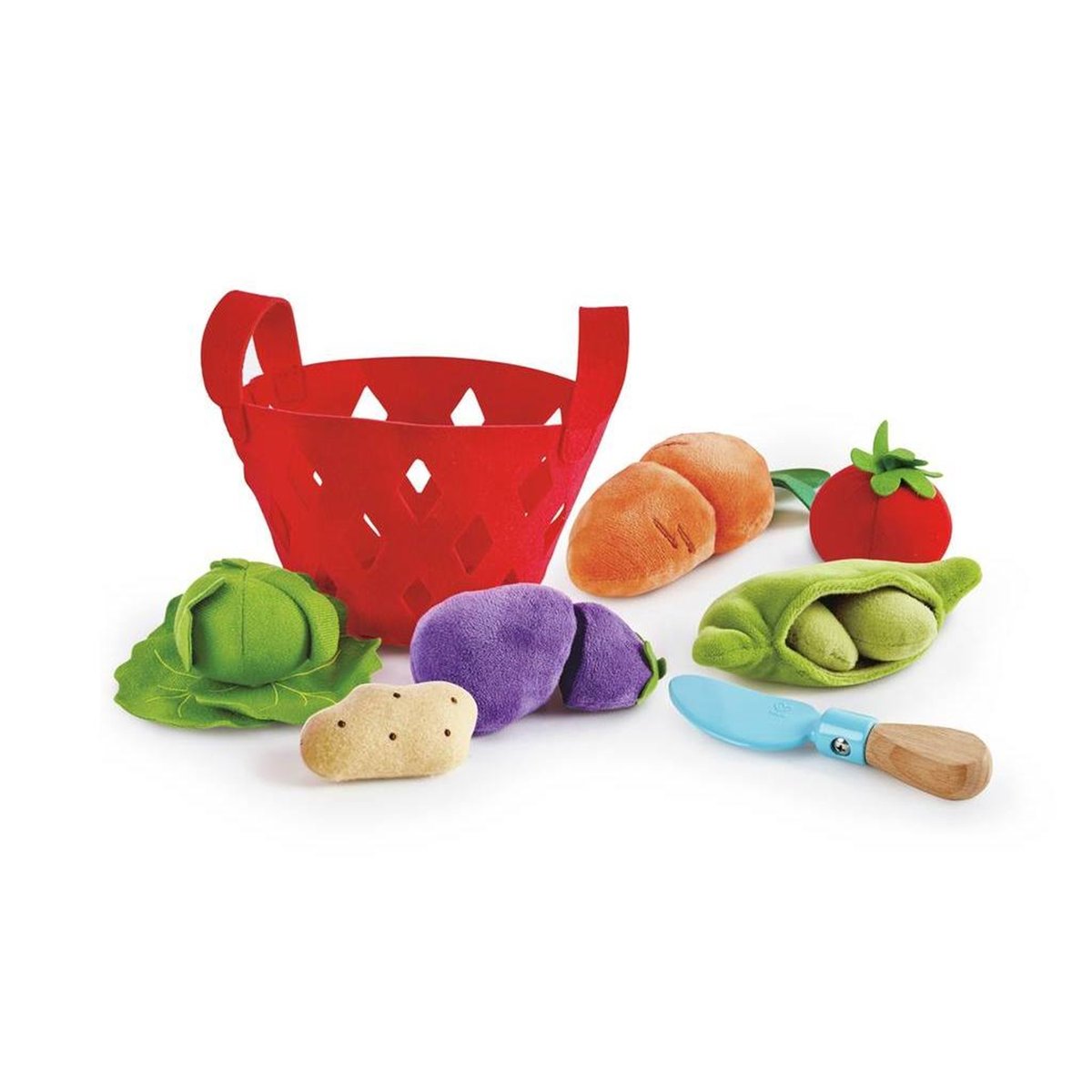 Panier de légumes en feutrine multicolore, HAPE