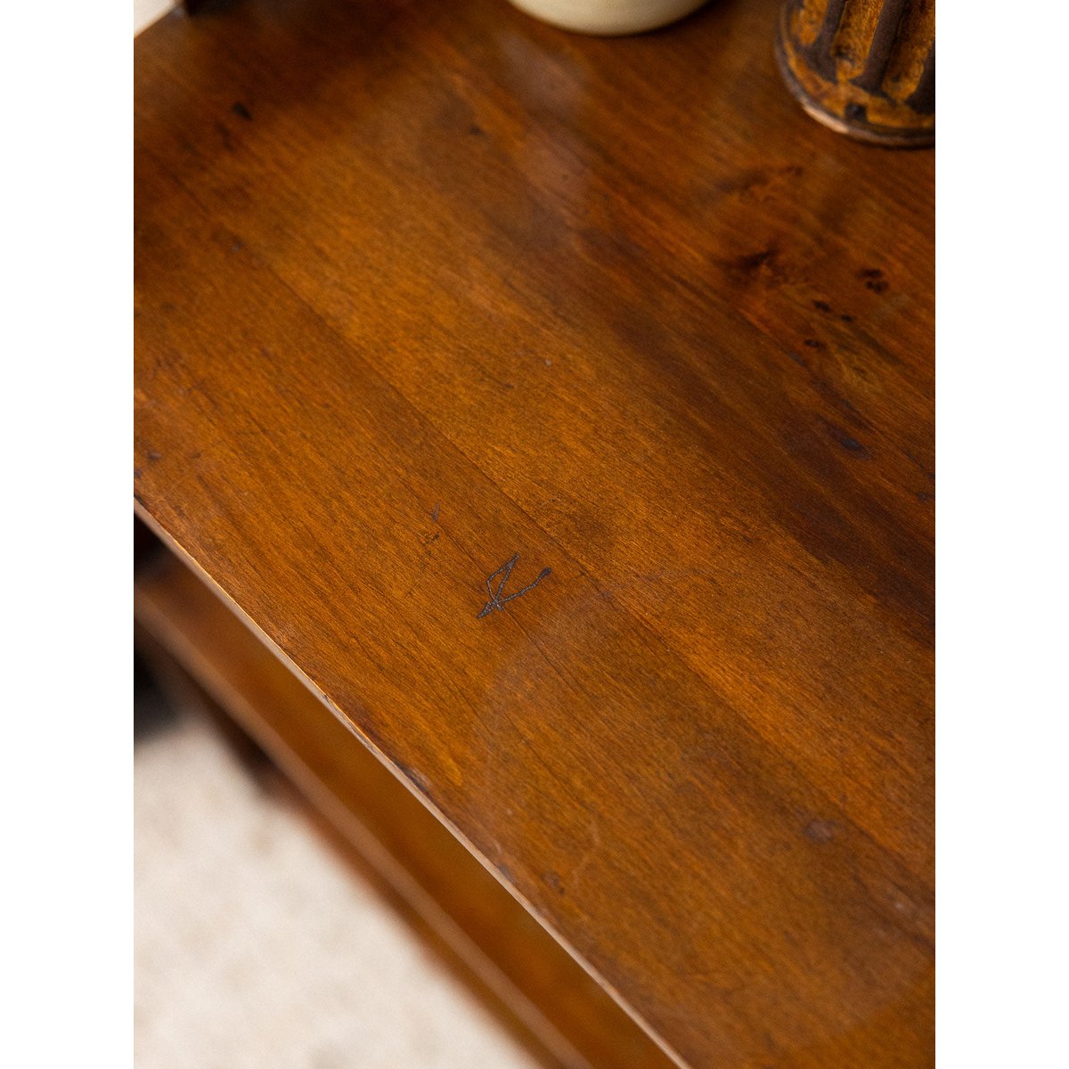 Jolie étagère en bois Isabelle N°322 - Bon état bleu foncé, DEBONGOUT