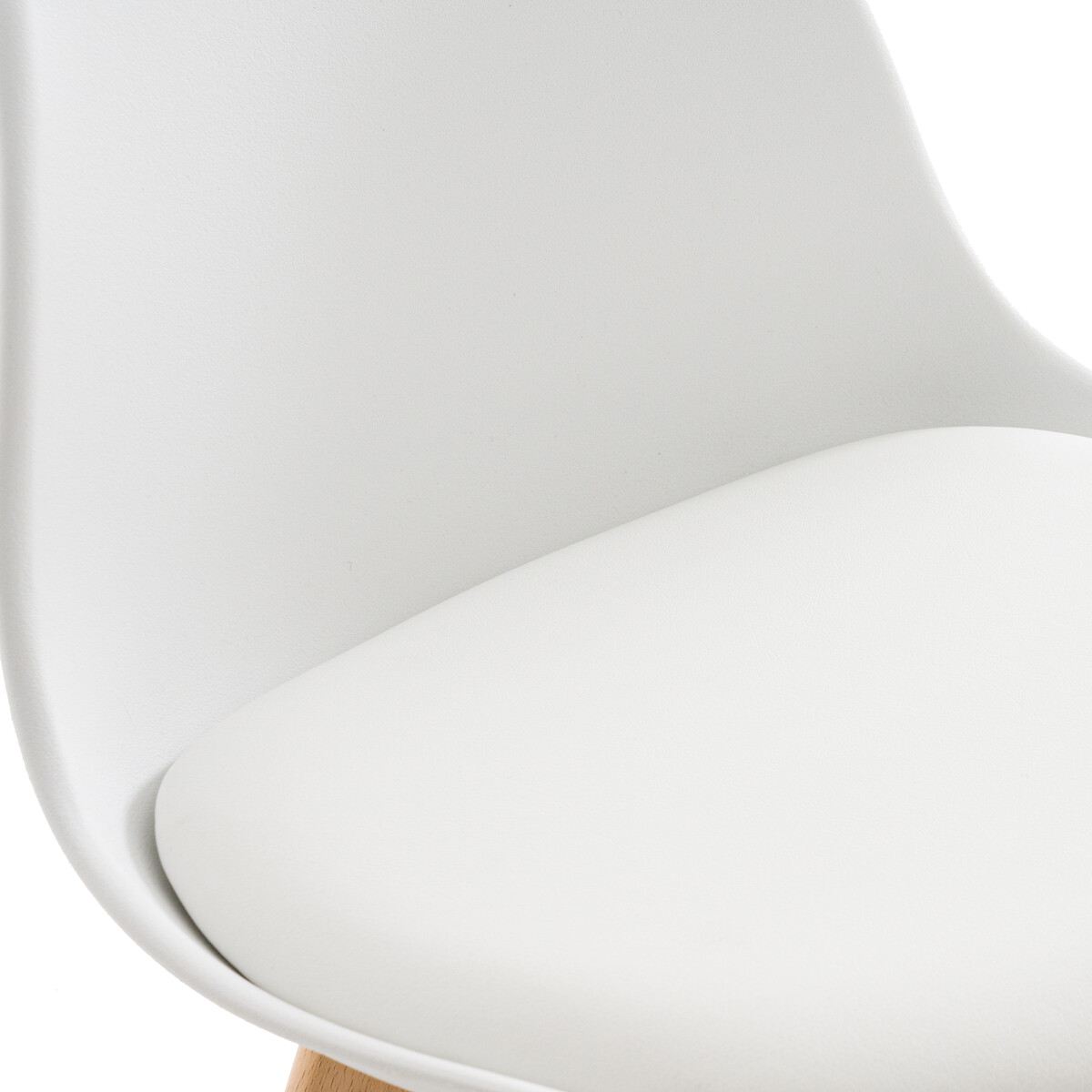 Silla infantil tipo concha, Zapong blanco/madera, LA REDOUTE INTERIEURS