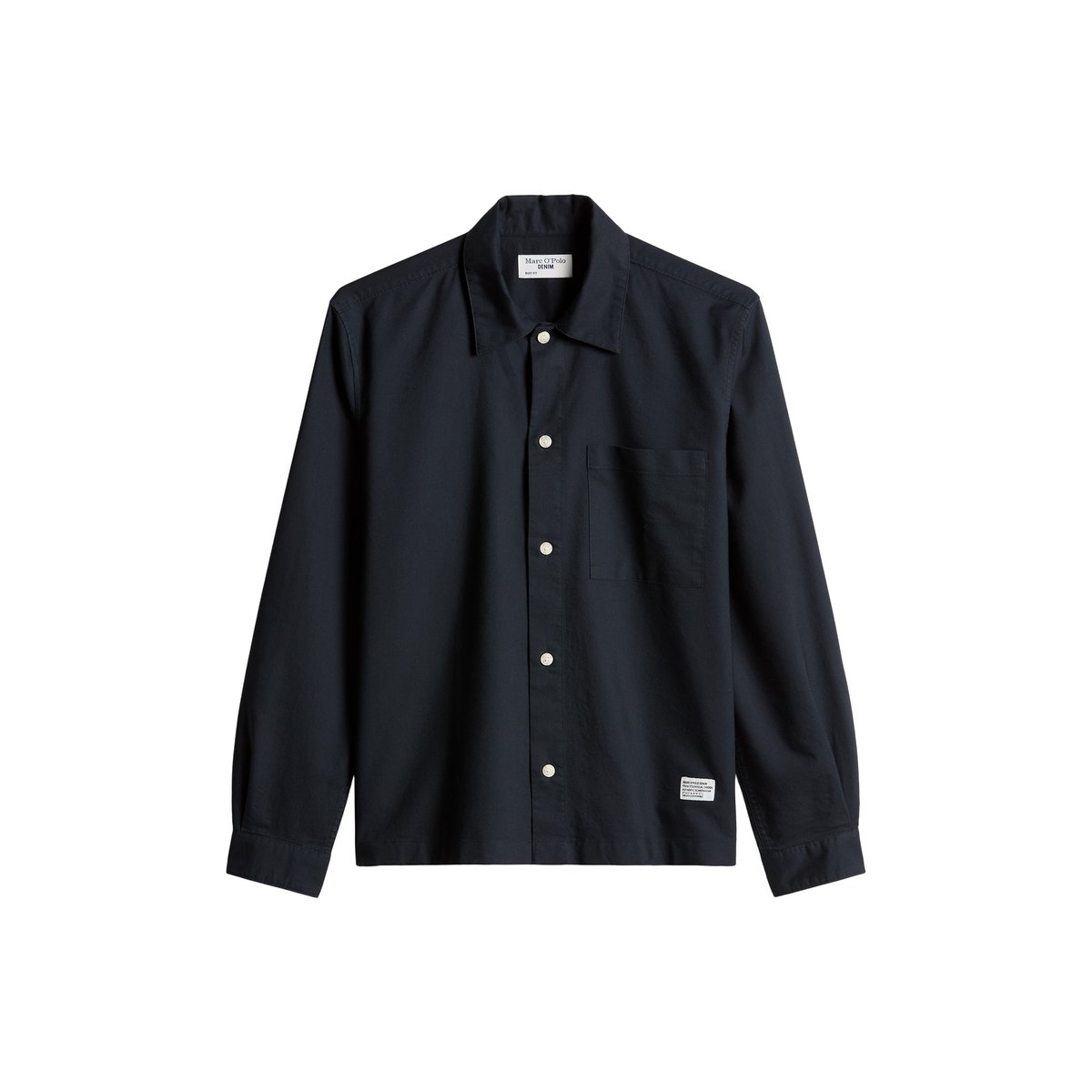 Chemise Oxford ample en coton bio bleu, MARC O’POLO DENIM