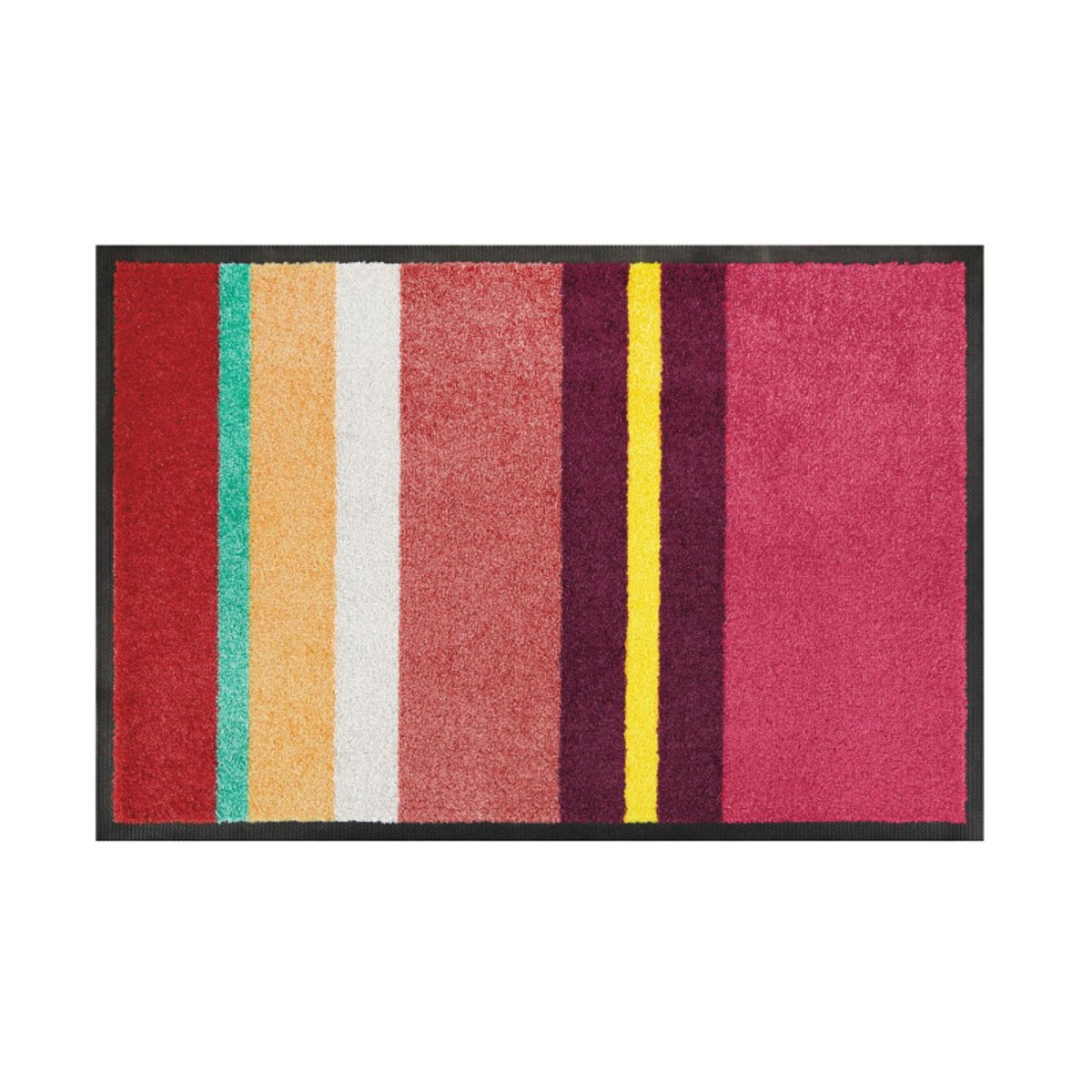 Tapis d'entrée design rayures  Marrakech multicolore, REMEMBER