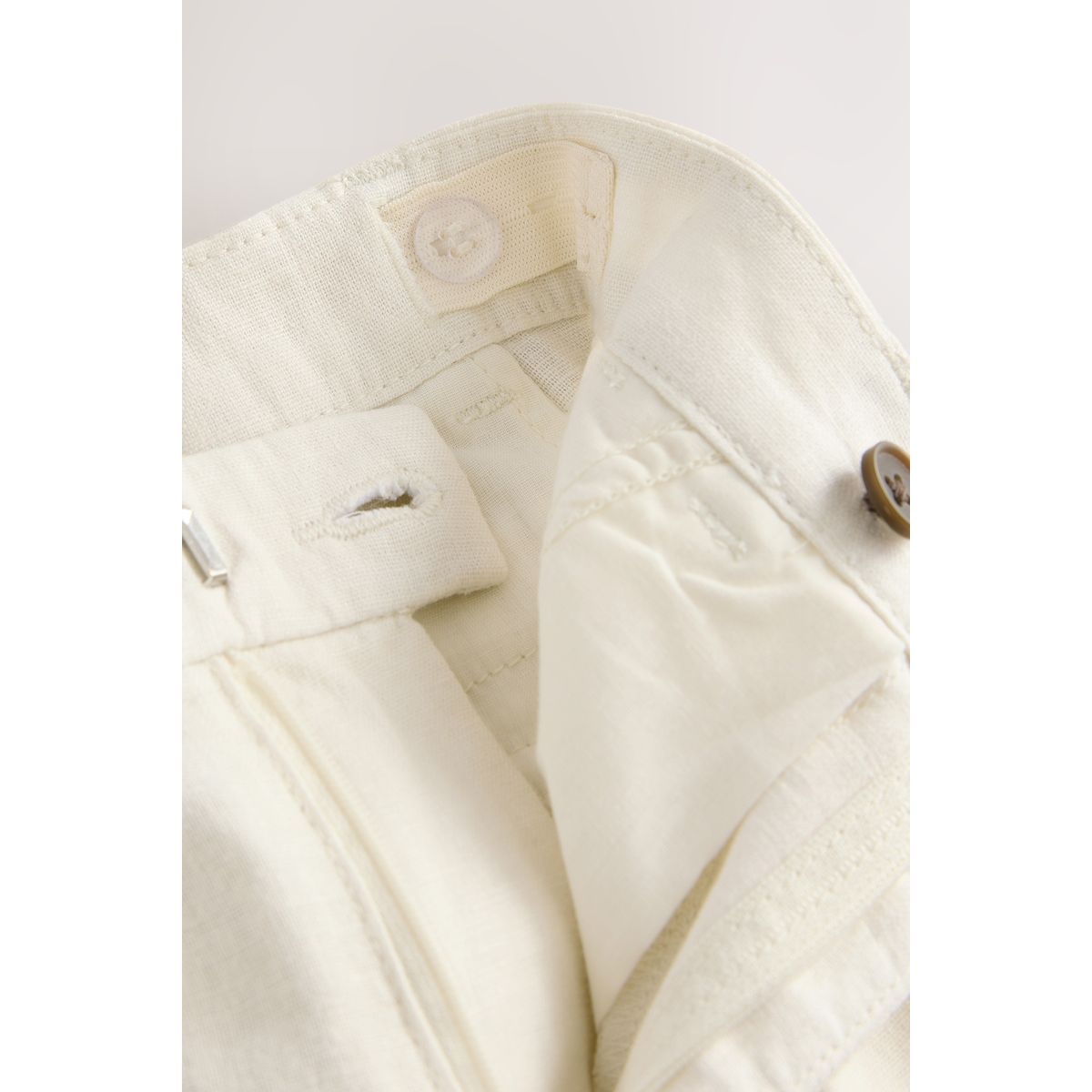 Pantalon habillé en lin écru, NEXT