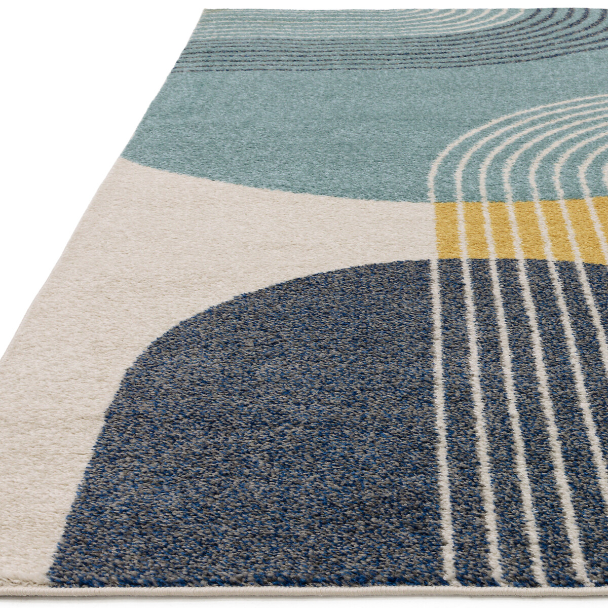 Retro Flatweave Rug blue, SO'HOME
