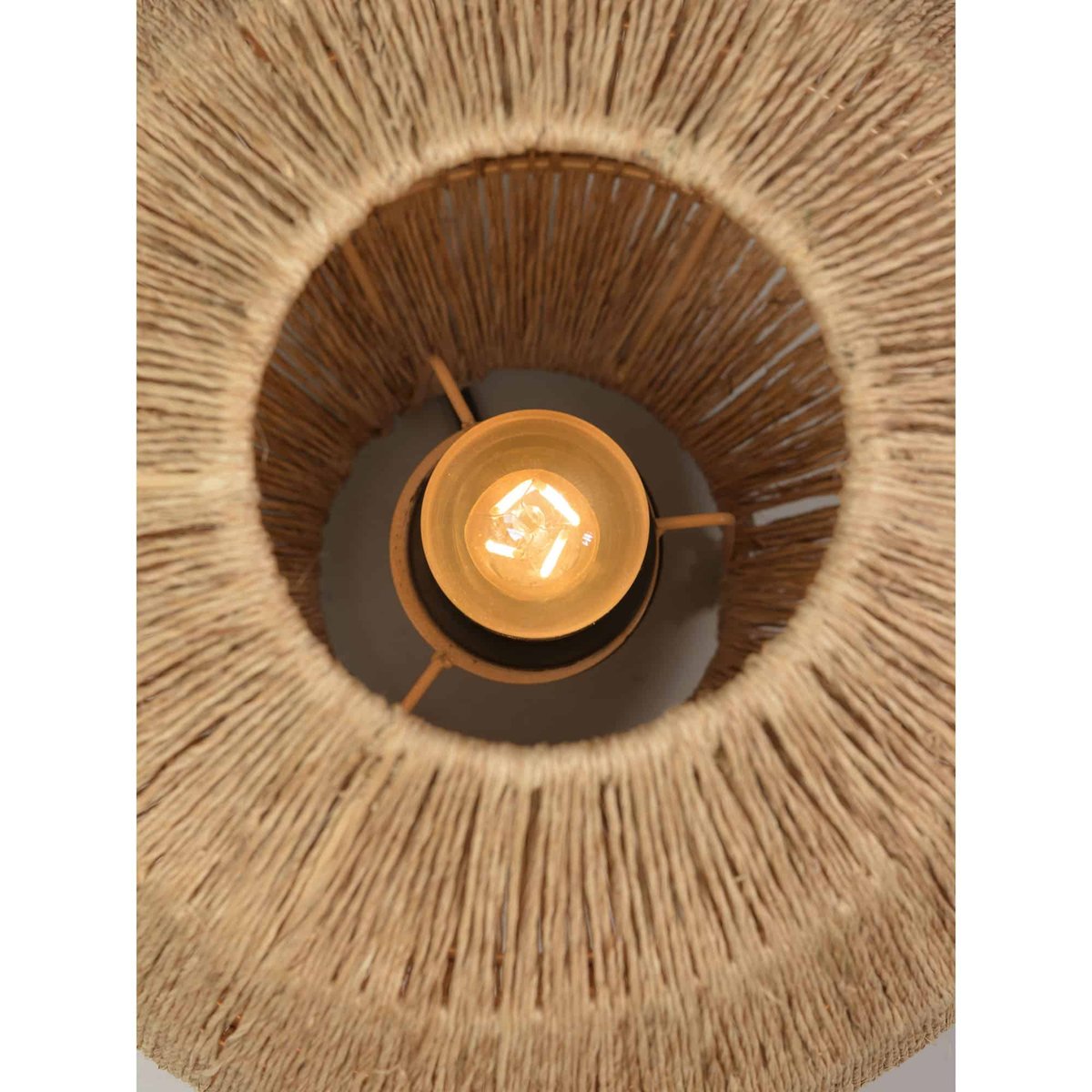 Lampe À Poser Jute IGUAZU naturel, GOOD & MOJO