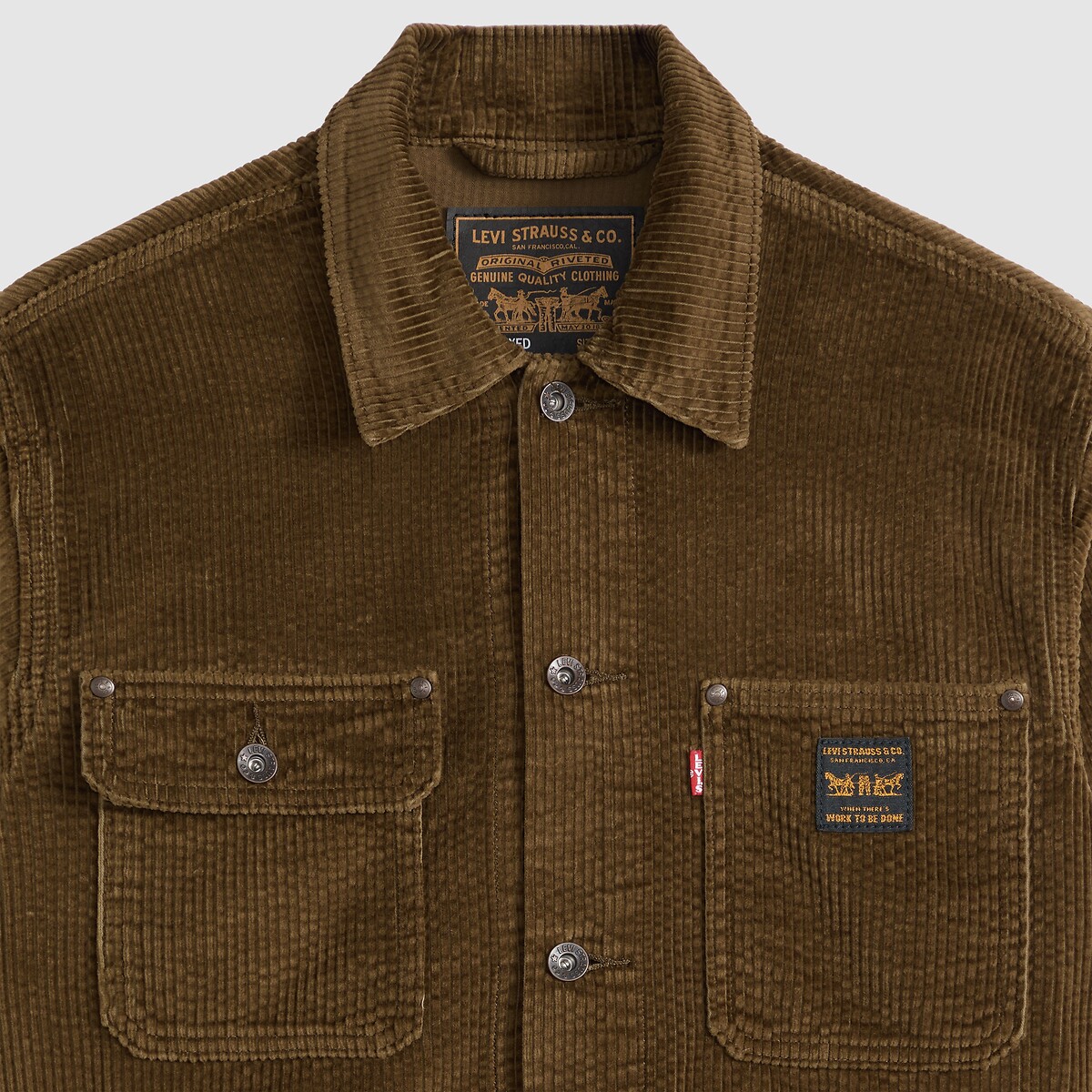 Casaco trucker, em bombazina deserto, LEVI'S