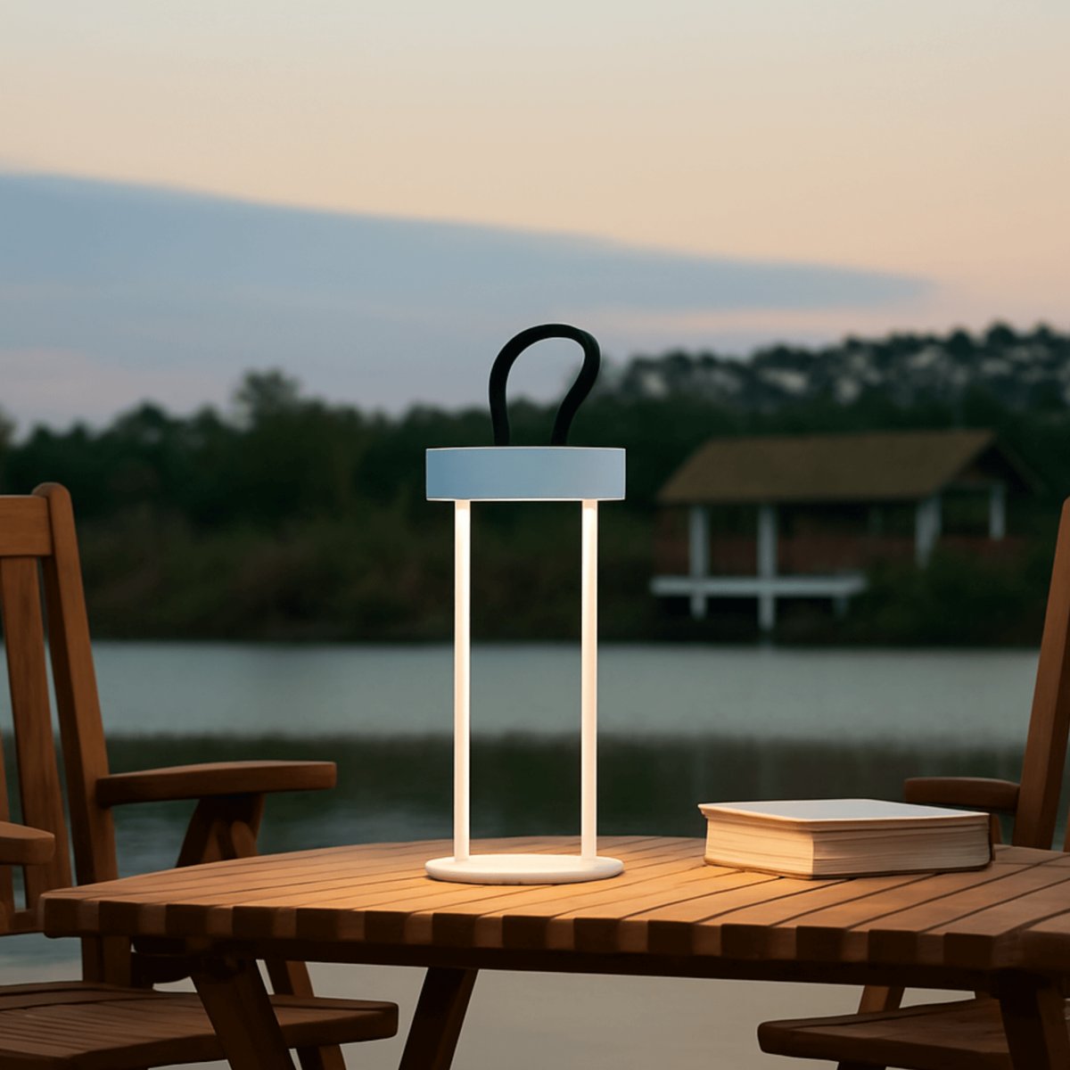 Lanterne LED nomade tactile - ASTRÉA blanc, KOSILUM