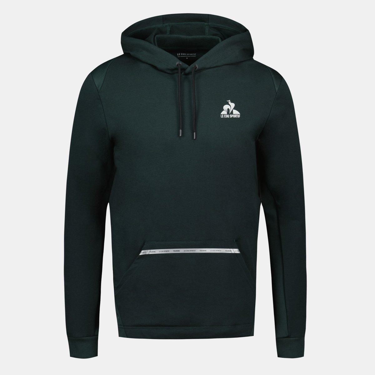 Sweat à capuche Training Performance vert, LE COQ SPORTIF