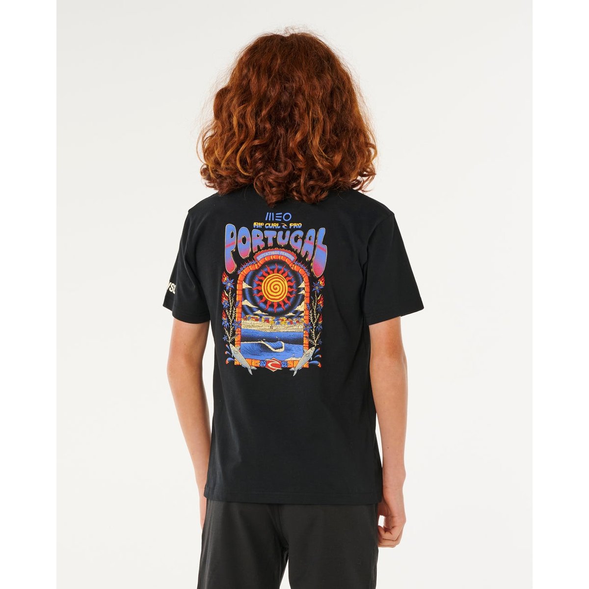 T-shirt enfant PRO PENICHE 26 black, RIP CURL