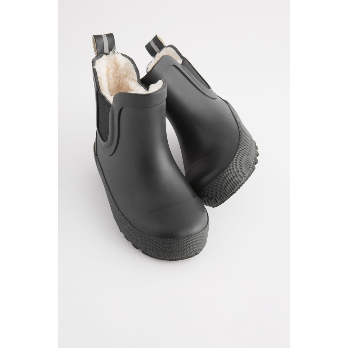 Bottines en caoutchouc avec doublure chaude noir, NEXT