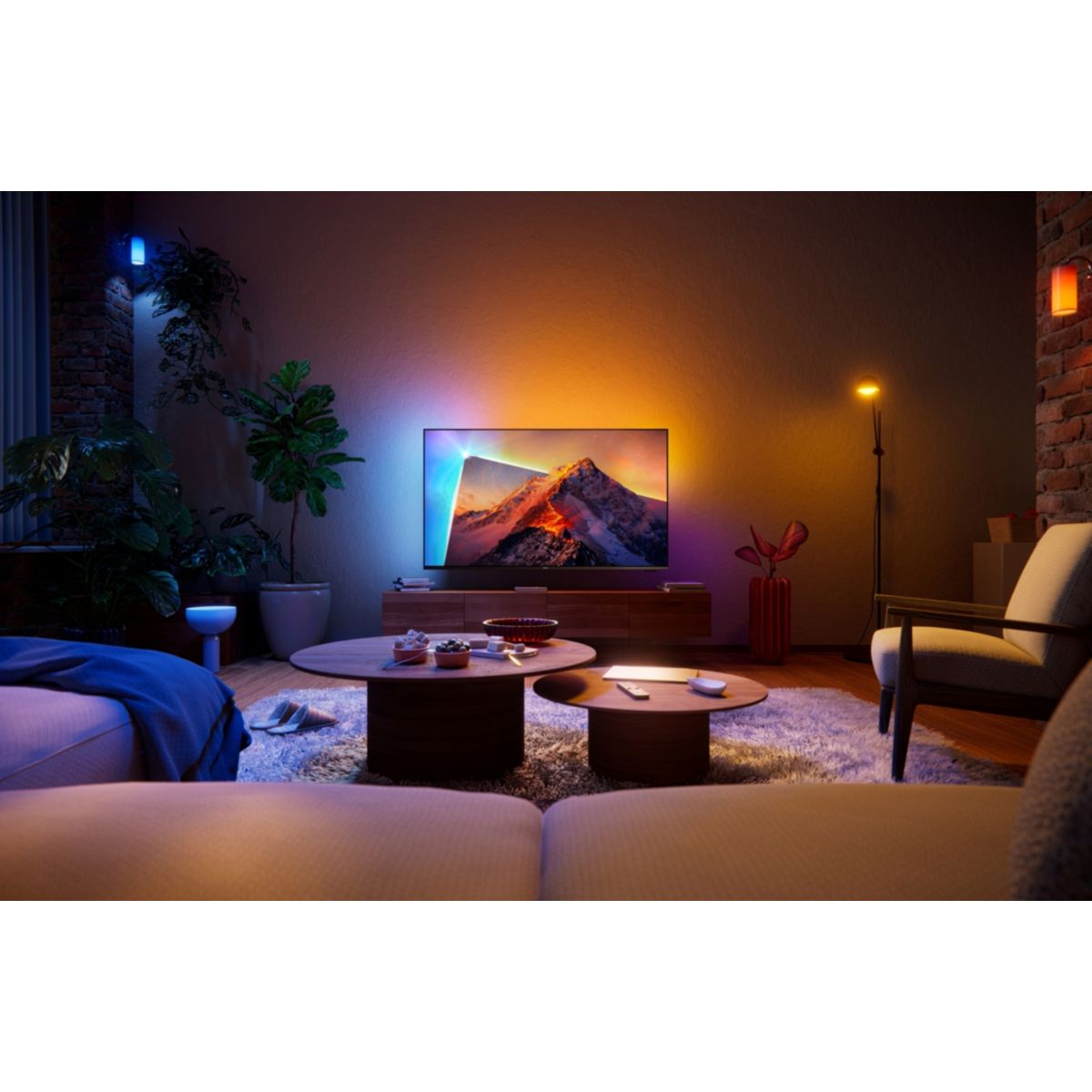 TV 50PQS8631 (2026) 50" (126 cm) 4K Ultra HD - Ambilight, Smart TV couleur unique, PHILIPS