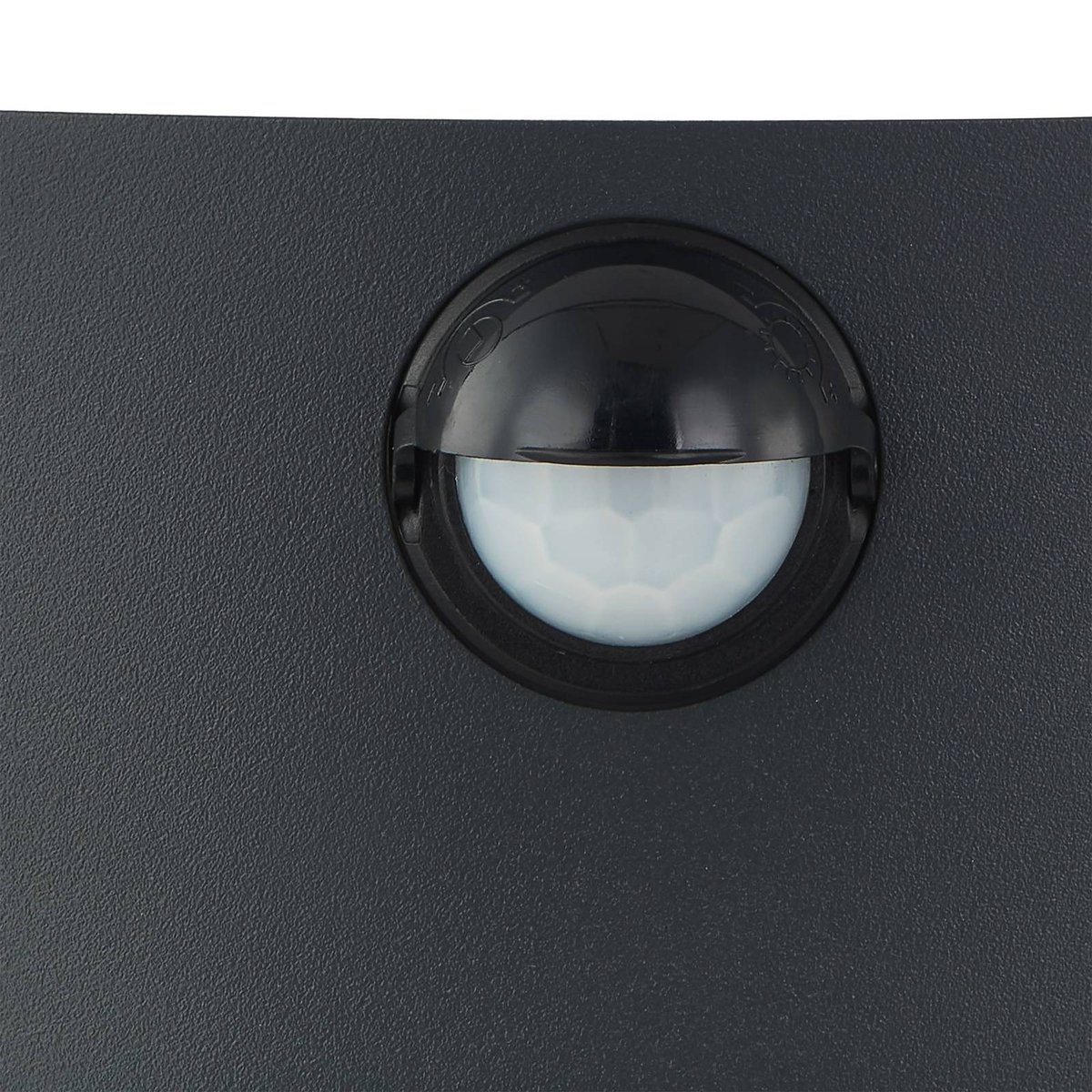Applique extérieure en aluminium moderne noir, LINDBY