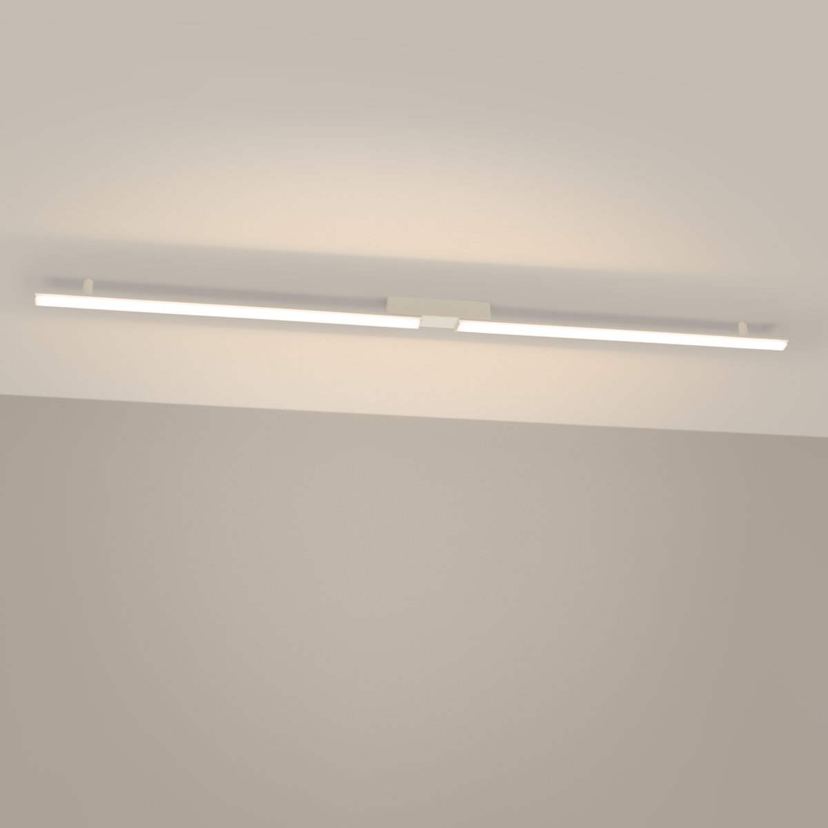 Plafonnier Aluminium Beige LED 2 Lagom beige, EDEN