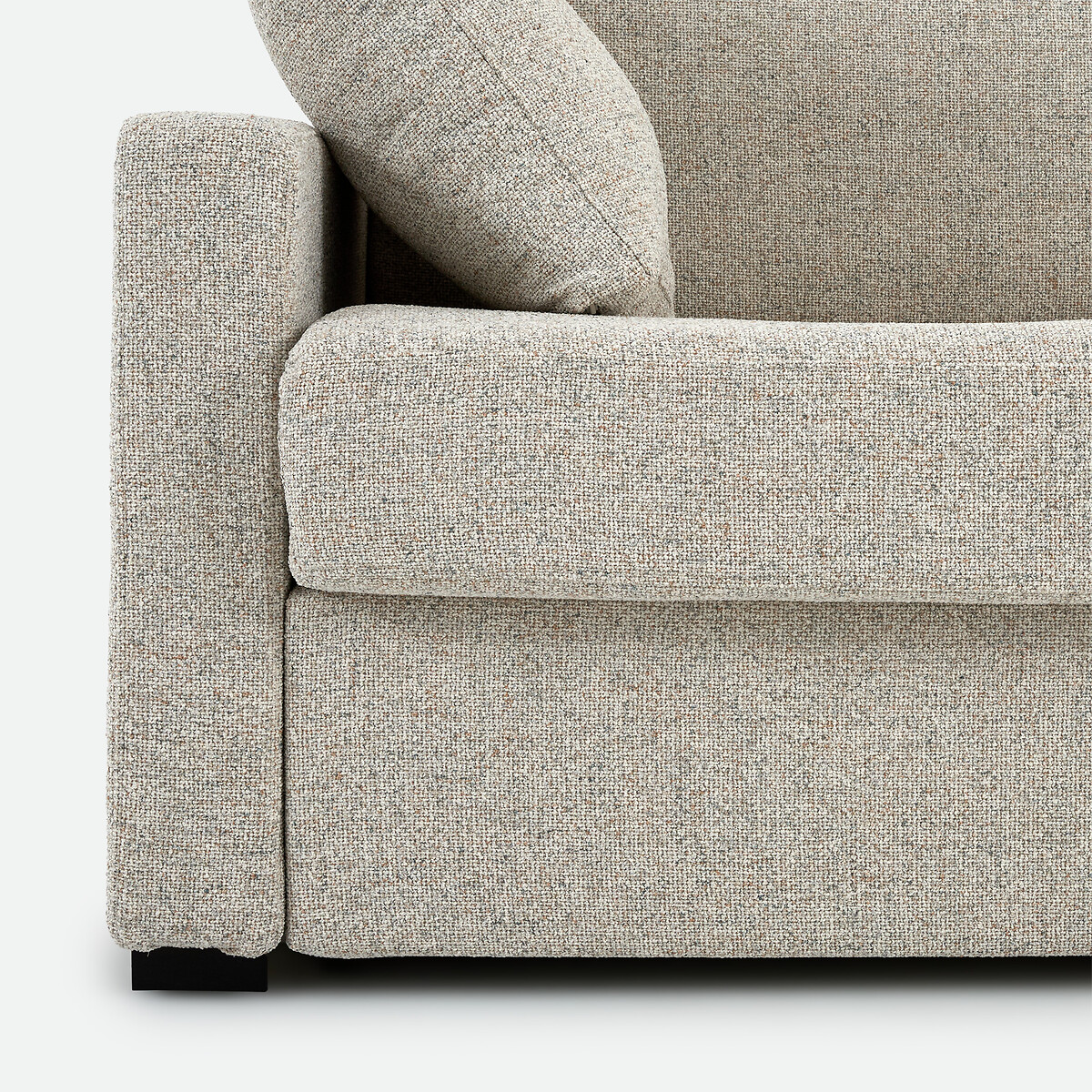 Canapé convertible, 2, 3 ou 4 places, Standard, tissu texturé moucheté, TIMOR ecru/bleu, LA REDOUTE INTERIEURS