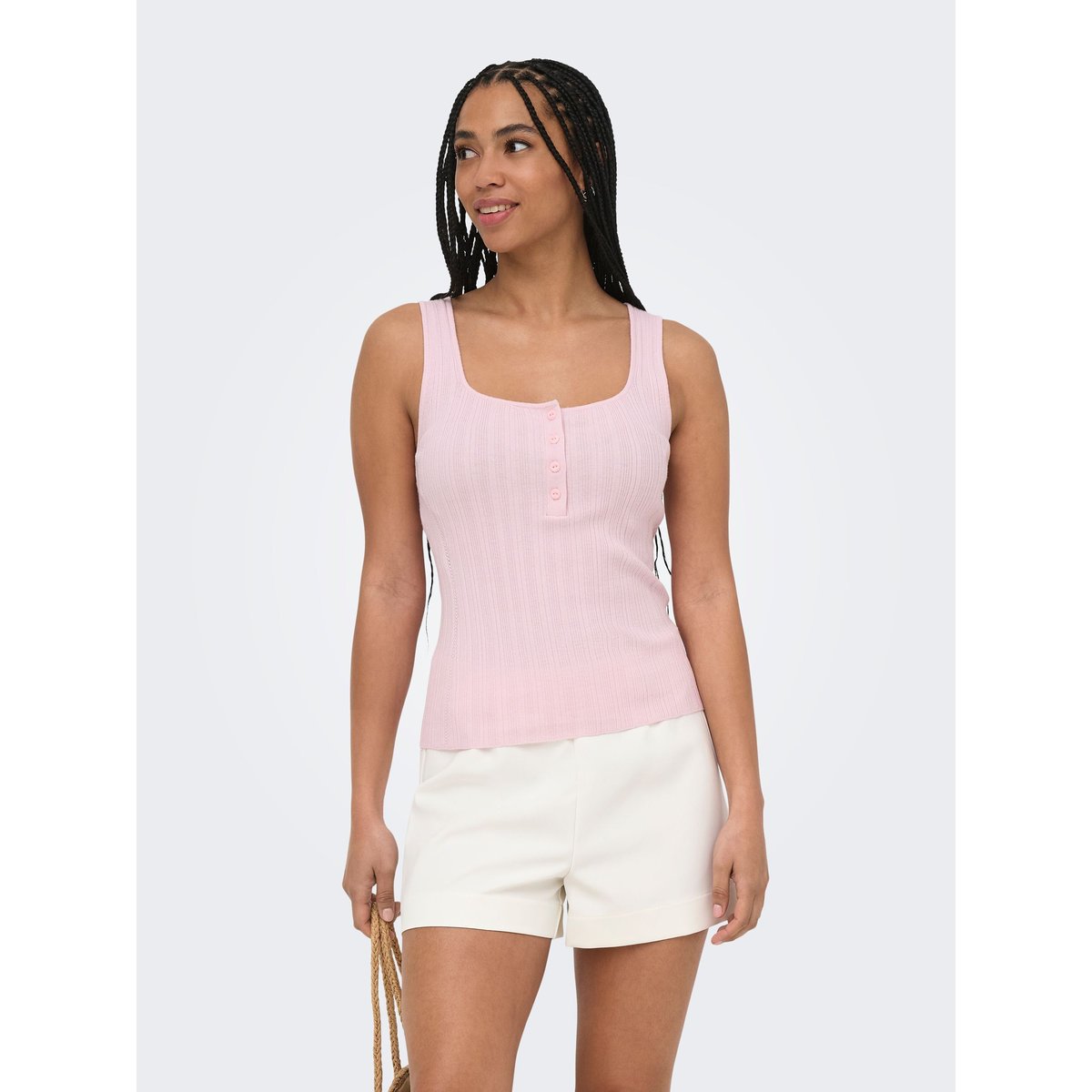 Top pale lilac, ONLY