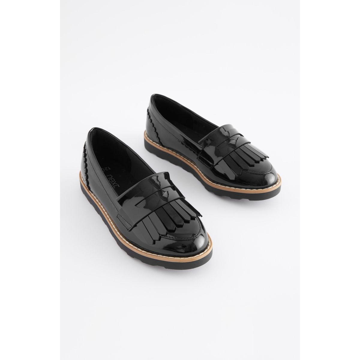 Mocassins d’écolier à glands noir, NEXT