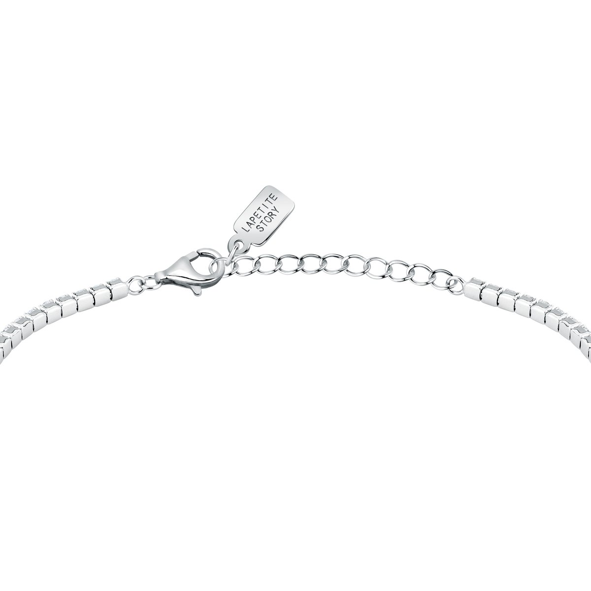 Bracelet SILVER argent, blanc, LA PETITE STORY