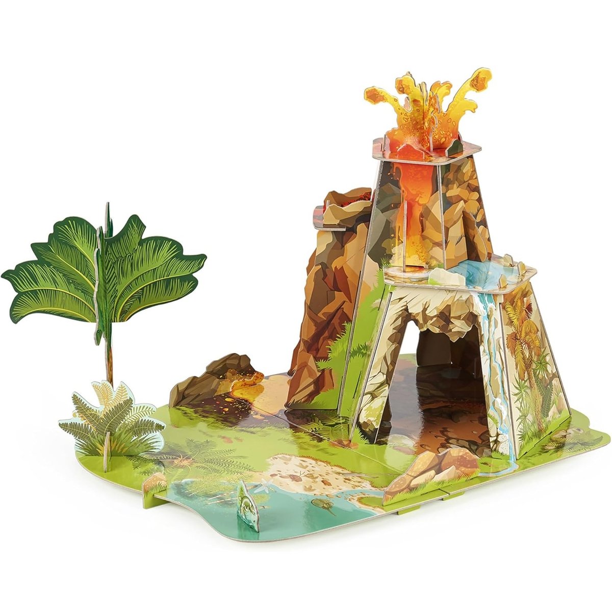 La Terre des Dinosaures pour figurine vert, PAPO