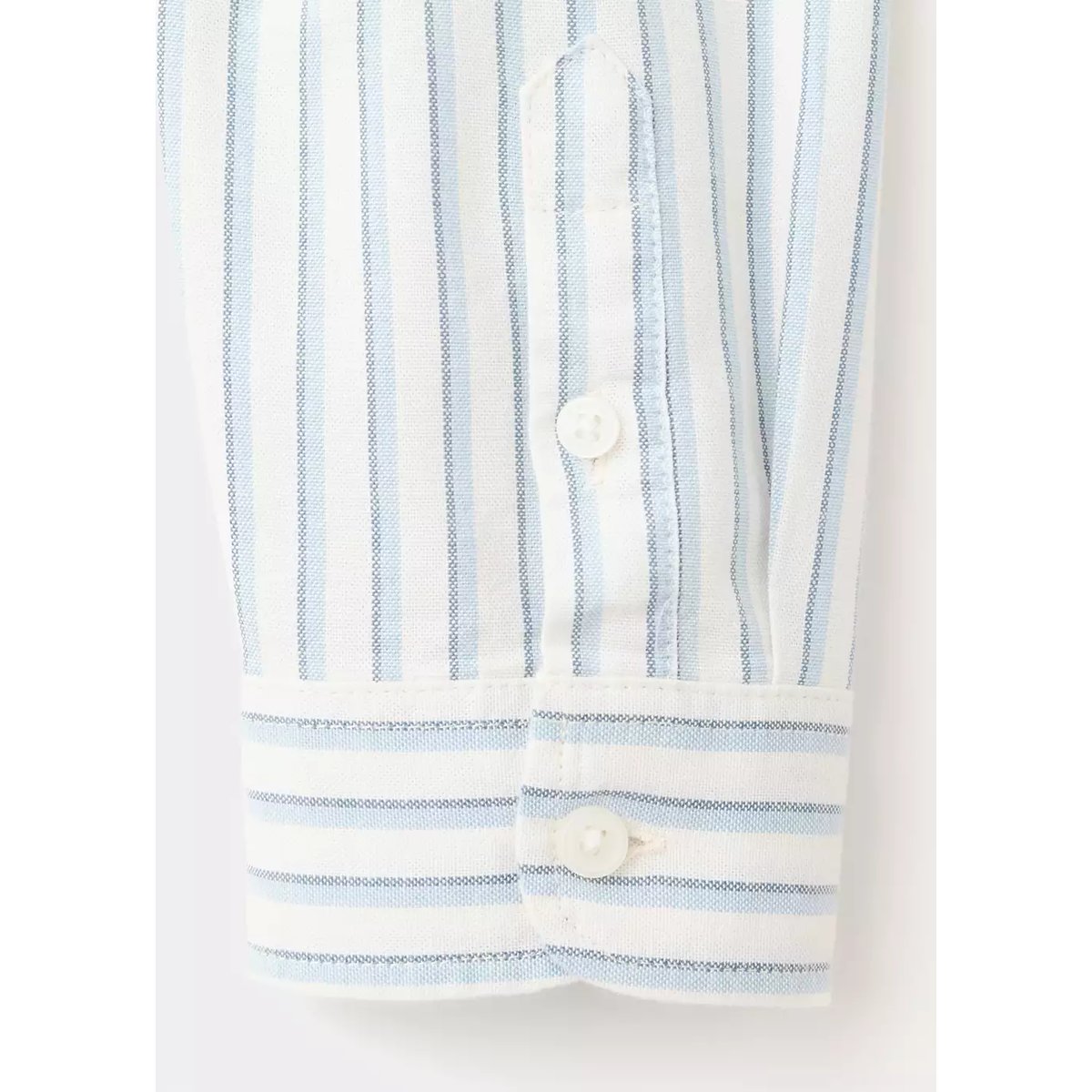 Chemise 100 % coton rayures combinées bleu, MANGO KIDS