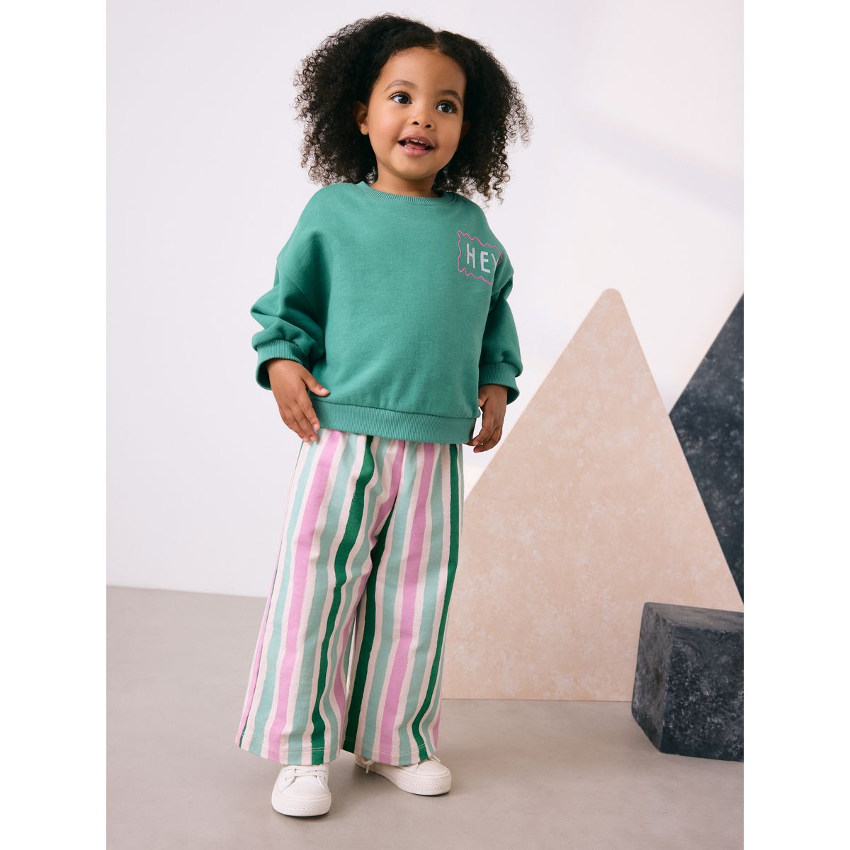 Pantalon et haut, lot de 2 vert/rose, NEXT
