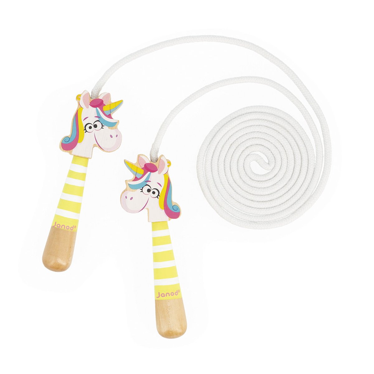 Corde À Sauter Réglable Licorne multicolore, JANOD