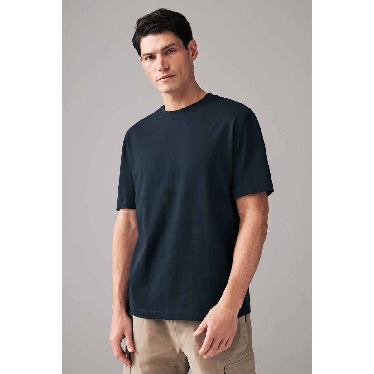 T-shirt épais bleu marine, NEXT