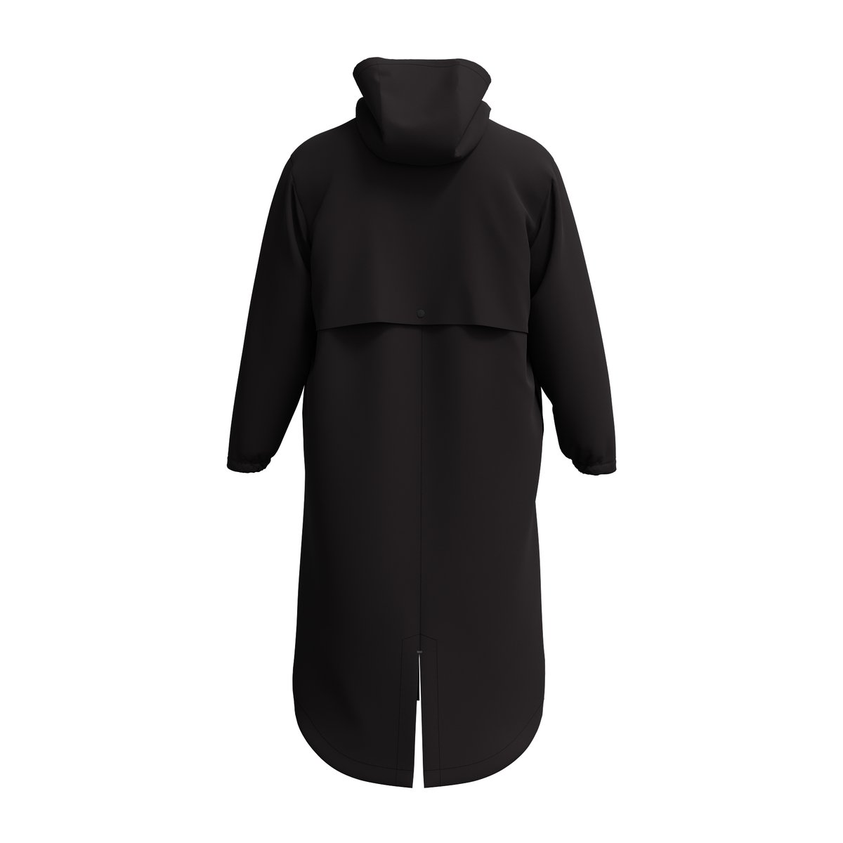 Parka longue et unie à capuche et doublure duveteuse PRO noir, SPEEDO